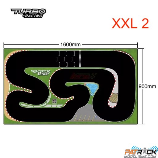 Turbo Racing Circuit XXL 2 pour Micro Rally (90x160 cm)