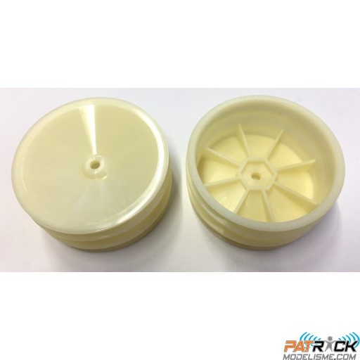 Jantes PK large 60mm avant pour Kyosho 4WD - VINTAGE 1/10e