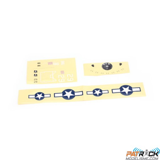 Plaque d'autocollants - Ultra Micro F4U Corsair Parkzone