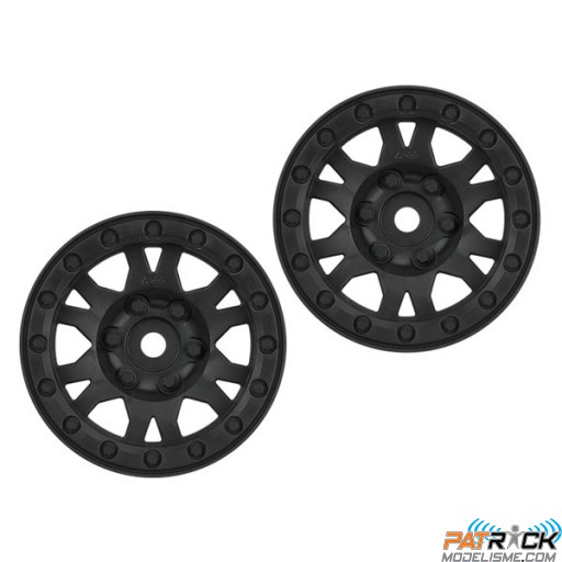 Jantes Proline Impulse 1.9" Black Internal Bead-Loc (paire) 12mm Rock Crawler