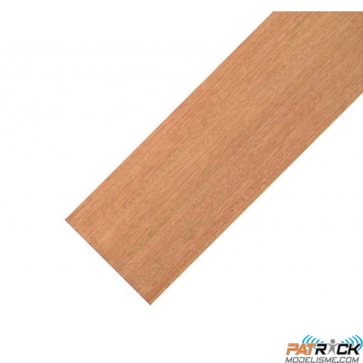 Planche Acajou 100x1000mm épaisseur 15/10