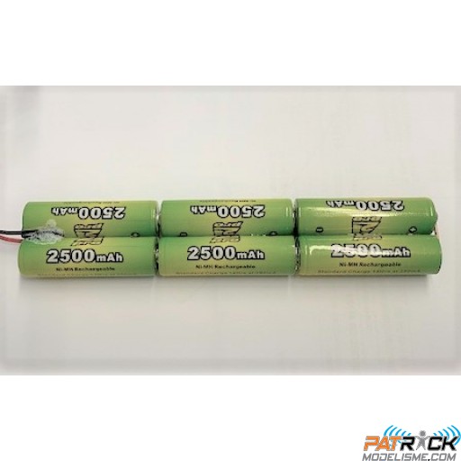 Accu NiMH A2pro pack émetteur 7.2v prise TX - 2500 mAh