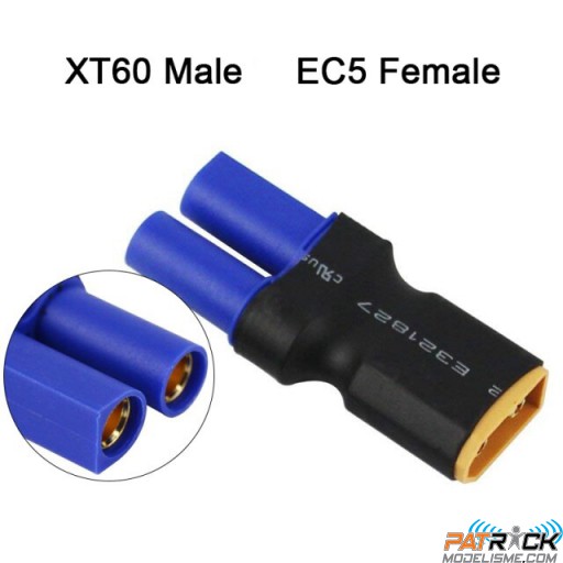 Adaptateur compact XT60 Male / EC5 Femelle
