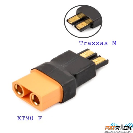 Adaptateur compact Traxxas Mâle - XT90 Femelle