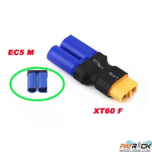 Adaptateur EC5 male - XT60 femelle