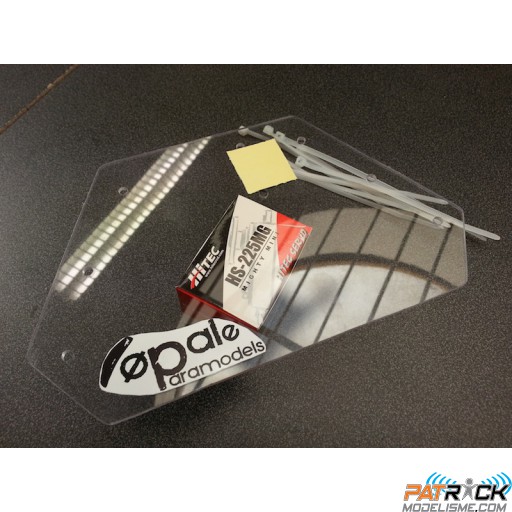 Platine support de parachute pour Dji F550 avec servo pignons metal.