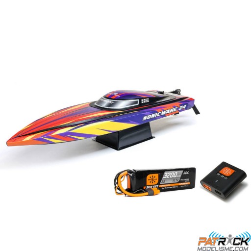 Proboat SonicWake 24" Self Righting Brushless 3s rouge Prêt à naviguer SUR-COMMANDE