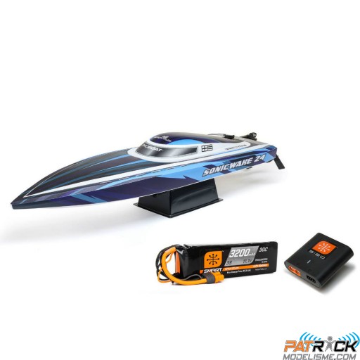 Proboat SonicWake 24" Self Righting Brushless 3s bleu Prêt à naviguer SUR-COMMANDE