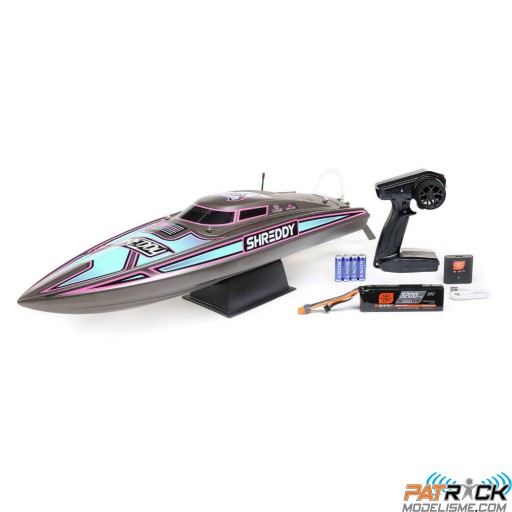 ProBoat Recoil 2 V2 26" Self-Righting Deep-V 3S RTR, Gris Prêt à naviguer SUR-COMMANDE