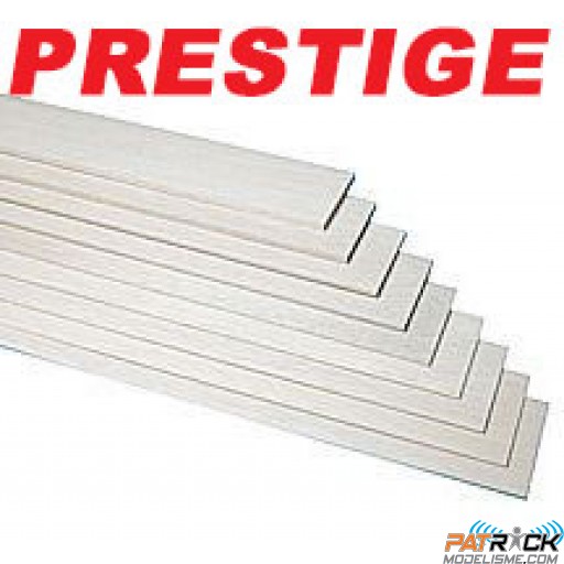 Planche balsa Prestige 100x1000mm épaisseur 200/10