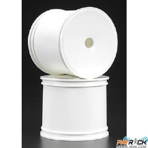 Jantes PROLINE pleine blanche 40 série velocity – la paire – E REVO T/E/2.5-MAXX/SAVAGE/MGT/TNX/LST