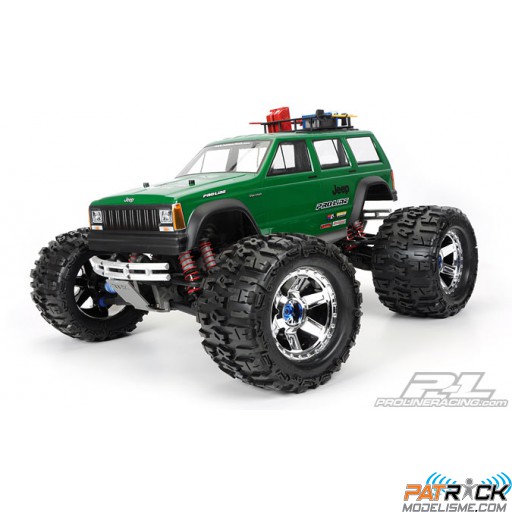 Carrosserie à peindre Jeep Cherokee 1992 pour T-MAXX 3.3, E-MAXX, REVO 3.3 et SUMMIT