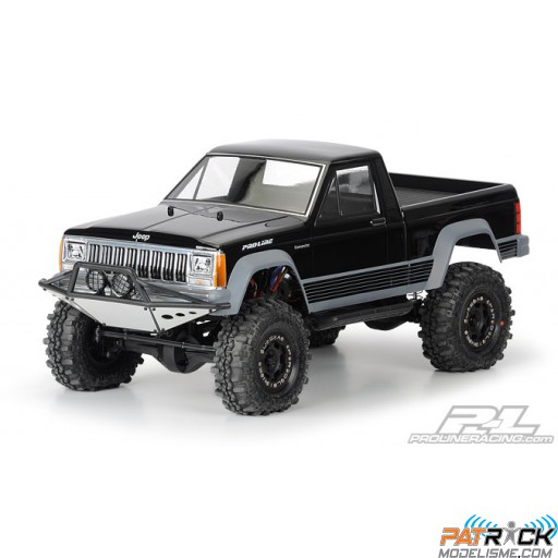 Carrosserie à peindre JEEP Comanche - corps monobloc 313mm 1/10 (scx10)