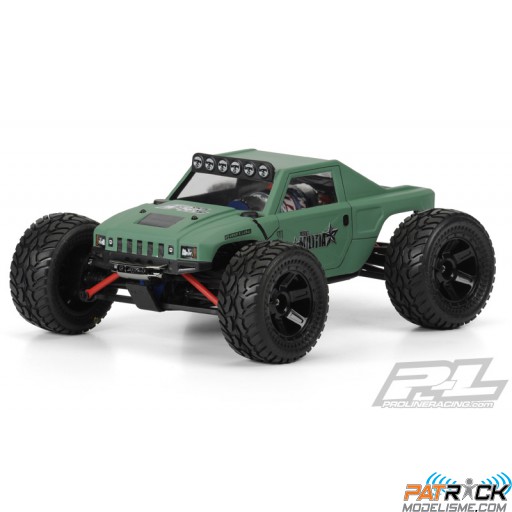Carrosserie à peindre Desert Militia pour E-REVO 1/16e