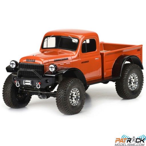 Carosserie à peindre 1946 Dodge Power Wagon pour Crawler 1/10e (+ cabine arrière)
