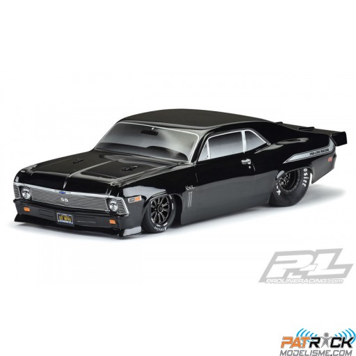 Carrosserie Prépeinte Noire Chevrolet Nova - Slash 2wd & Drag Slash
