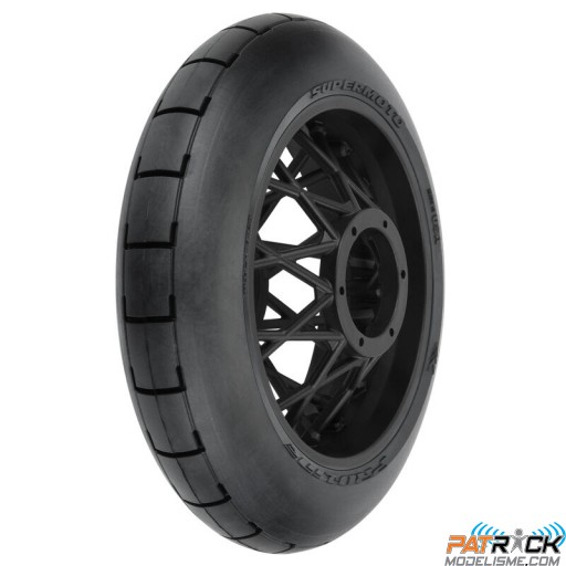 Roue arrière Supermoto S3 (souple) jante noir : Promoto-MX
