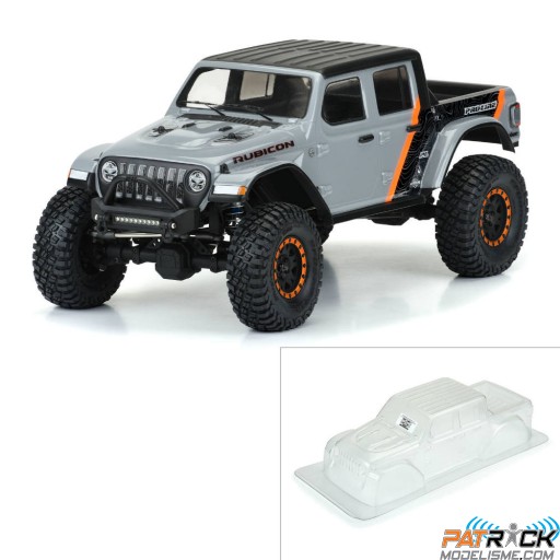 Carrosserie à peindre Jeep Gladiator 2020 Empattement 313mm Crawlers 1/10