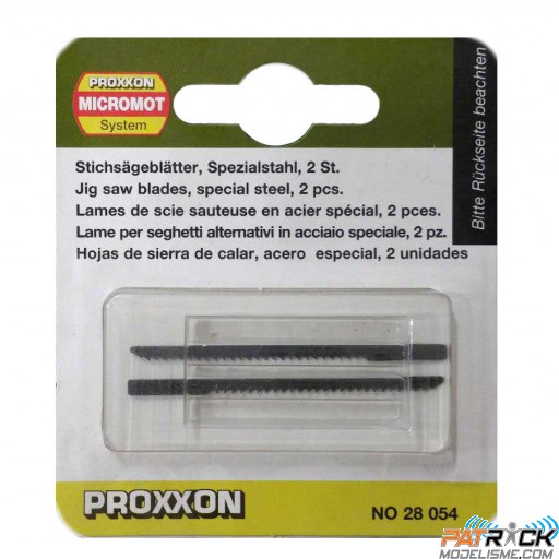 Lames de scie-sauteuse en acier spécial Proxxon MICROMOT