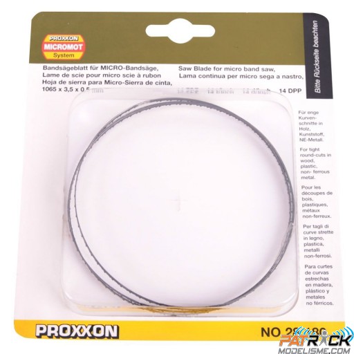 Ruban de scie extra-mince (3,5 mm) pour rayons étroits Proxxon