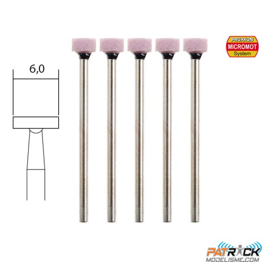 5 meules disque 6mm Proxxon MICROMOT