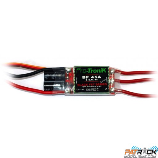 Contrôleur Pro-Tronik-ESC BF45A Bec 3A