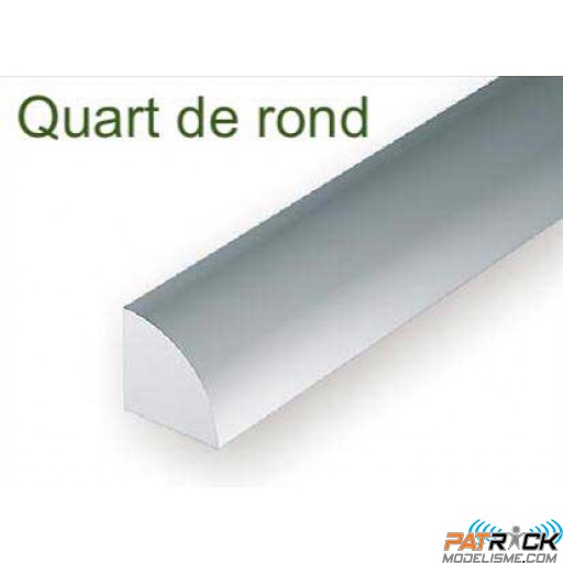246-Evergreen 5 quart de rond R.0,76x355mm