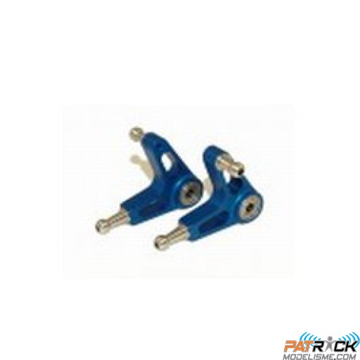 Renvoie d'ailerons ALU bleu - RAPTOR 30/50/V1/V2/TITAN