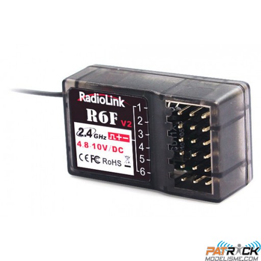 Récepteur R6F pour Radiolink RC4GS, RC6GS, T8FB & T8S