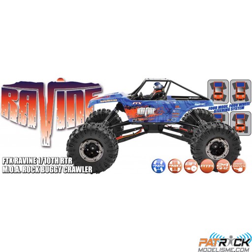 FTX Ravine M.O.A. Rock Buggy Crawle RTR 1/10 4WD/4WS