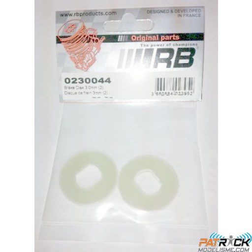 Disques de frein (2) pour RB One