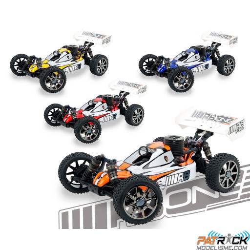 Carrosserie peinte RBOne (Jaune) et TT 1/8