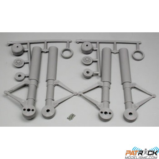 Jambes de train maquette ROBART droites, les deux