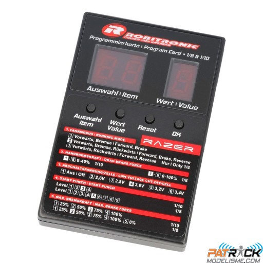 Carte de programmation Robitronic