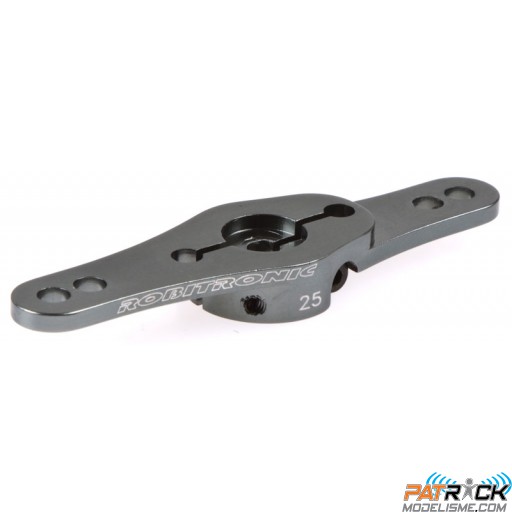 Palonnier alu 2 bras (25 dents) pour servos Futaba / Thunder tiger / Orion / ACE / HPI / Align