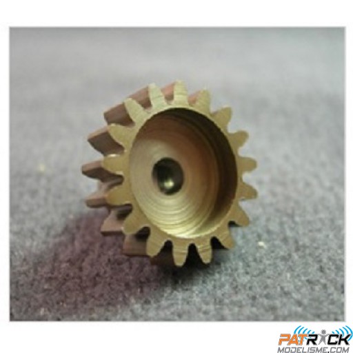 Pignon moteur Acier 17 dents - Module 32dp/M0.8 - axe 3,2mm