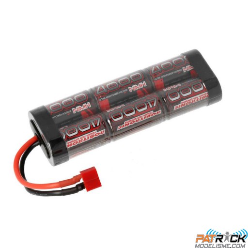 Accu NiMH Robitronic pack stick 4000 mAh 7,2V DEAN