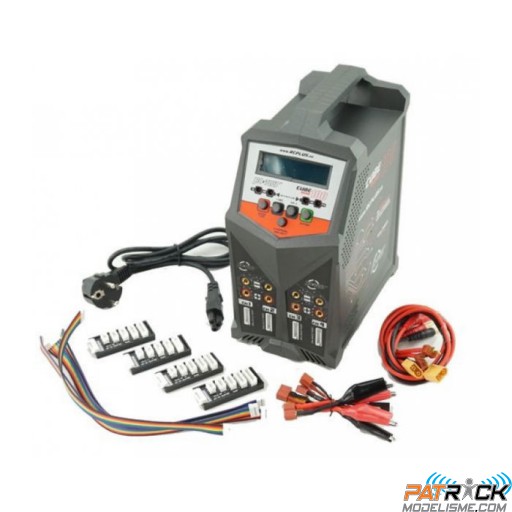 Chargeur Rc Plus Cube 100 Quad Chargeur AC-DC 4x100 Watt 7A