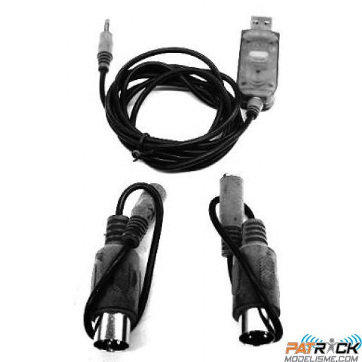 SIMUSB Cordon USB pour simulateur de vol PC