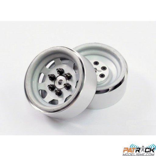 Jantes RC4wd OEM Steel 1.9 Stock Beadlock (2 paires) -1/10 Crawlers