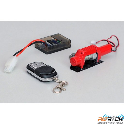 Treuil Bulldog 9300XT (Red Edition) + télécommande sans fil  - 1/10 Crawlers