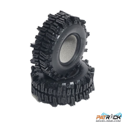 Pneus RC4wd Mud Slingers 1.9 + mousse (paire) - 1/10 Crawlers
