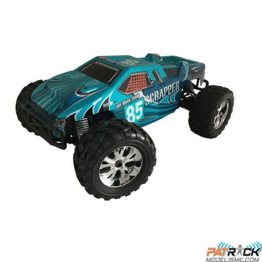Rc system SCRAPPER BLEU 1/10 4x4 BRUSHED RTR