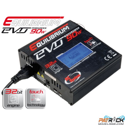 CHARGEUR EQUILIBRIUM EVO TOUCH 90W 10A