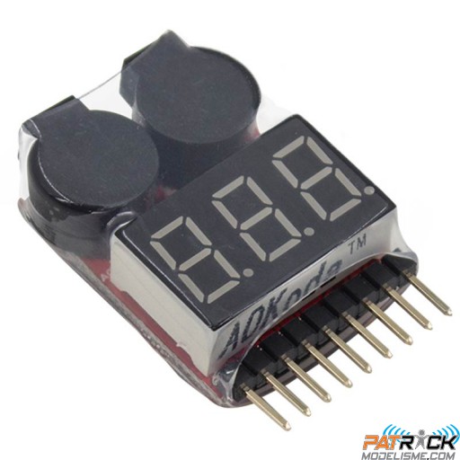 AOK-BL8S - Testeur et buzzer pour accus LiPo 