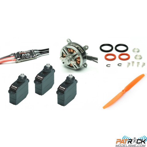 Motorisation combo pour RC Factory Synergy et Indoor 3D 150gr
