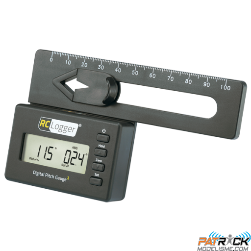 NEW Incidencemètre et roulis numérique pour Hélico de class 250 à 700 (DIGITAL PITCH GAUGE 2)