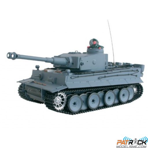 Char d'assault RC électriques 1/16 German tiger (bruit et fumée) complet RTR