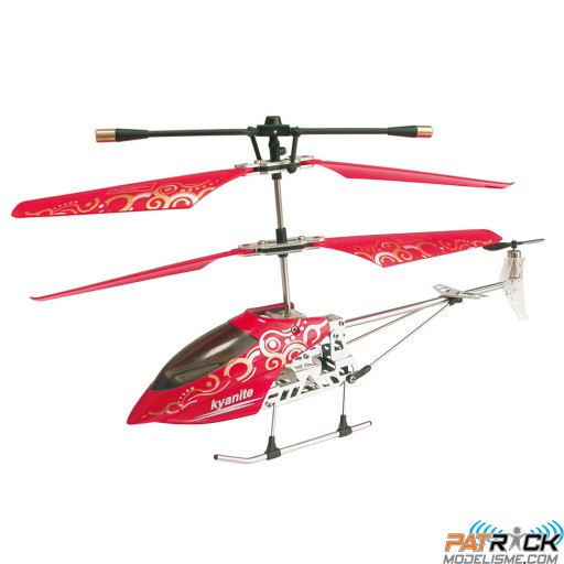 Hélico Rc system NANOCOPTER 3G Rouge - Prêt à voler
