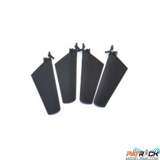 Pales de rotor noires– EASYCOPTER V4 COLIBRI